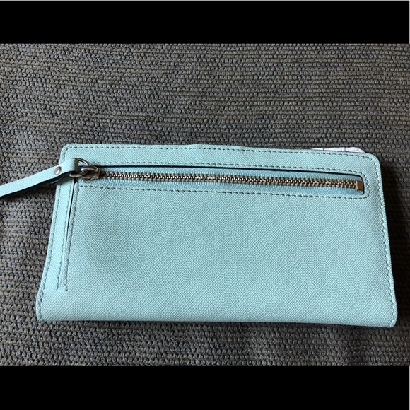 Authentic Green Kate Spade Long Wallet Clutch ♠️ - Picture 3 of 10